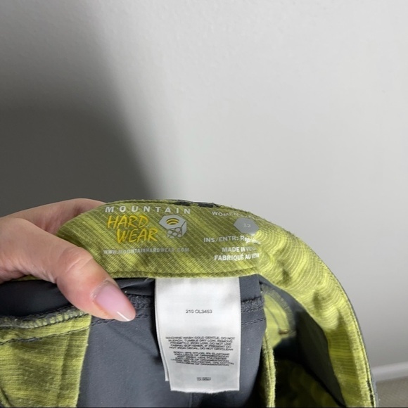 Mountain Hardwear Tech Nylon Pants Gray Boot Cut - Picture 9 of 11